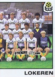 Sticker Team - Football Belgium 1984-1985 - Panini