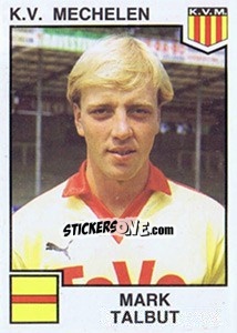 Cromo Mark Talbut - Football Belgium 1984-1985 - Panini