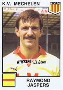 Figurina Raymond Jaspers - Football Belgium 1984-1985 - Panini