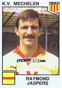 Sticker Raymond Jaspers - Football Belgium 1984-1985 n. 214 - Panini