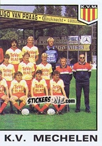 Figurina Team - Football Belgium 1984-1985 - Panini