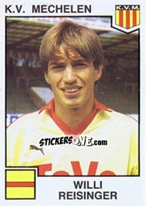 Sticker Willi Reisinger - Football Belgium 1984-1985 - Panini