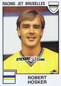Cromo Robert Hosker - Football Belgium 1984-1985 - Panini