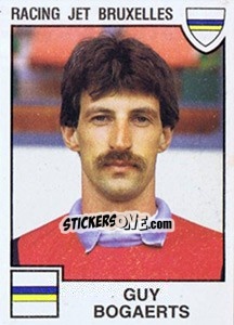 Sticker Guy Bogaert - Football Belgium 1984-1985 - Panini