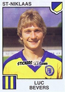 Sticker Luc Bevers - Football Belgium 1984-1985 n. 259 - Panini