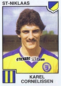 Sticker Karel Cornelissen - Football Belgium 1984-1985 - Panini