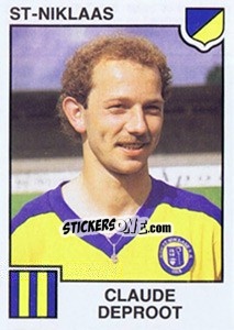 Sticker Claude Deproot - Football Belgium 1984-1985 n. 263 - Panini