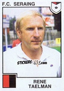 Sticker Rene Taelman - Football Belgium 1984-1985 - Panini