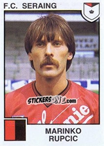 Sticker Marinko Rupcic - Football Belgium 1984-1985 - Panini