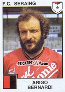 Figurina Arigo Bernardi - Football Belgium 1984-1985 - Panini