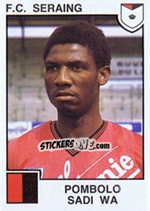 Sticker Pombolo Sadi Wa - Football Belgium 1984-1985 n. 278 - Panini