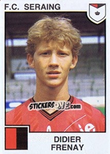 Figurina Didier Frenay - Football Belgium 1984-1985 - Panini