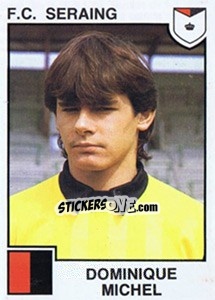 Figurina Dominique Michel - Football Belgium 1984-1985 - Panini