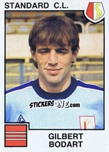 Sticker Gilbert Bodart - Football Belgium 1984-1985 - Panini