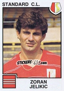 Sticker Zoran Jelikic - Football Belgium 1984-1985 - Panini