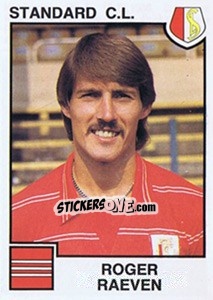 Sticker Roger Raeven - Football Belgium 1984-1985 - Panini
