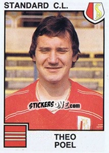 Sticker Theo Poel - Football Belgium 1984-1985 n. 303 - Panini