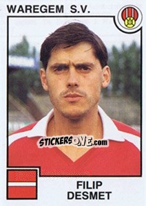 Figurina Filip Desmet - Football Belgium 1984-1985 - Panini