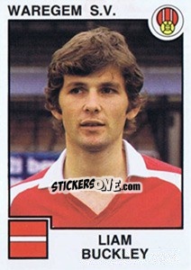 Sticker Liam Buckley - Football Belgium 1984-1985 - Panini