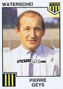 Sticker Pierre Geys - Football Belgium 1984-1985 n. 324 - Panini