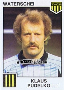 Sticker Klaus Pudelko - Football Belgium 1984-1985 n. 325 - Panini
