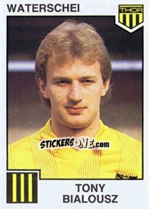 Sticker Tony Bialousz - Football Belgium 1984-1985 - Panini