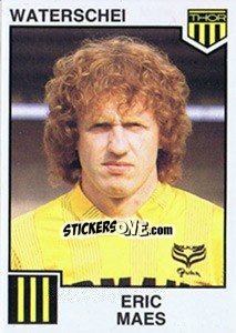 Sticker Eric Maes - Football Belgium 1984-1985 - Panini