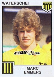 Sticker Marc Emmers - Football Belgium 1984-1985 - Panini