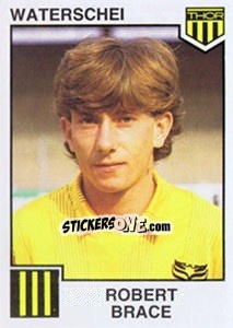Cromo Robert Brace - Football Belgium 1984-1985 - Panini