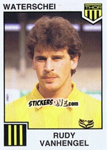 Sticker Rudy Vanhengel - Football Belgium 1984-1985 - Panini