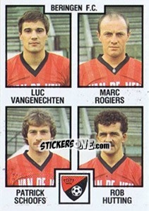 Cromo Luc Vangenechten / Marc Rogiers / Patrick Schoofs / Rob Hutting