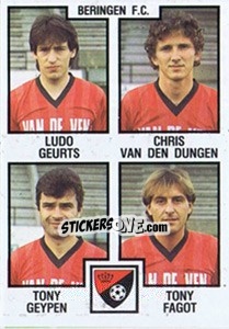 Sticker Ludo Geurts / Chris van de Dungen / Tony Geypen / Tony Fagot