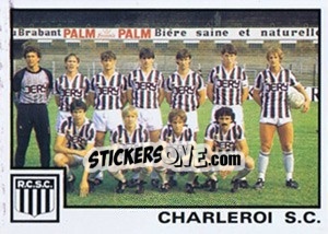 Figurina Team - Football Belgium 1984-1985 n. 365 - Panini