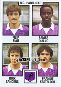 Sticker Filip Siau / Samba Diallo / Dirk Sanders / Frankie Kesteloot