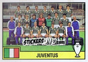 Sticker Team Juventus - Football Belgium 1984-1985 - Panini