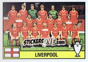 Sticker Team Liverpool - Football Belgium 1984-1985 n. 424 - Panini