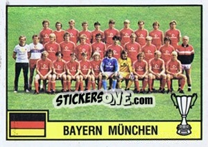 Sticker Team Bayern München - Football Belgium 1984-1985 - Panini