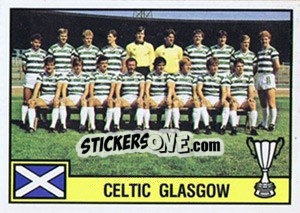 Cromo Team Glasgow Celtic - Football Belgium 1984-1985 - Panini
