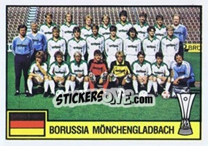Sticker Team Borussia Mönchengladbach - Football Belgium 1984-1985 n. 428 - Panini