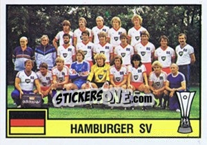 Cromo Team Hamburger SV - Football Belgium 1984-1985 - Panini