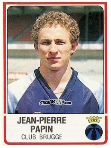 Cromo Jean-Pierre Papin - Football Belgium 1985-1986 n. 107 - Panini