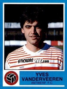 Cromo Yves Vanderveeren - Football Belgium 1986-1987 - Panini