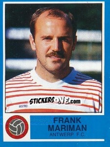 Sticker Frank Mariman - Football Belgium 1986-1987 n. 27 - Panini
