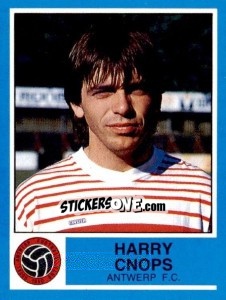Sticker Harry Cnops - Football Belgium 1986-1987 - Panini