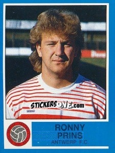 Figurina Ronny Prins - Football Belgium 1986-1987 - Panini