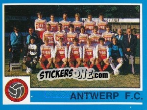 Figurina Team - Football Belgium 1986-1987 - Panini