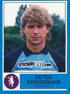 Sticker Peter Kerremans - Football Belgium 1986-1987 n. 41 - Panini