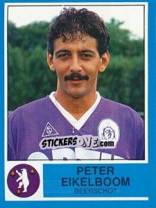 Sticker Peter Eikelboom - Football Belgium 1986-1987 - Panini