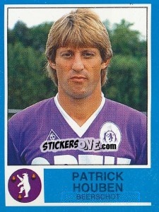 Figurina Patrick Houben - Football Belgium 1986-1987 - Panini