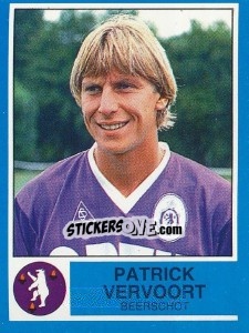 Cromo Patrick Vervoort - Football Belgium 1986-1987 - Panini
